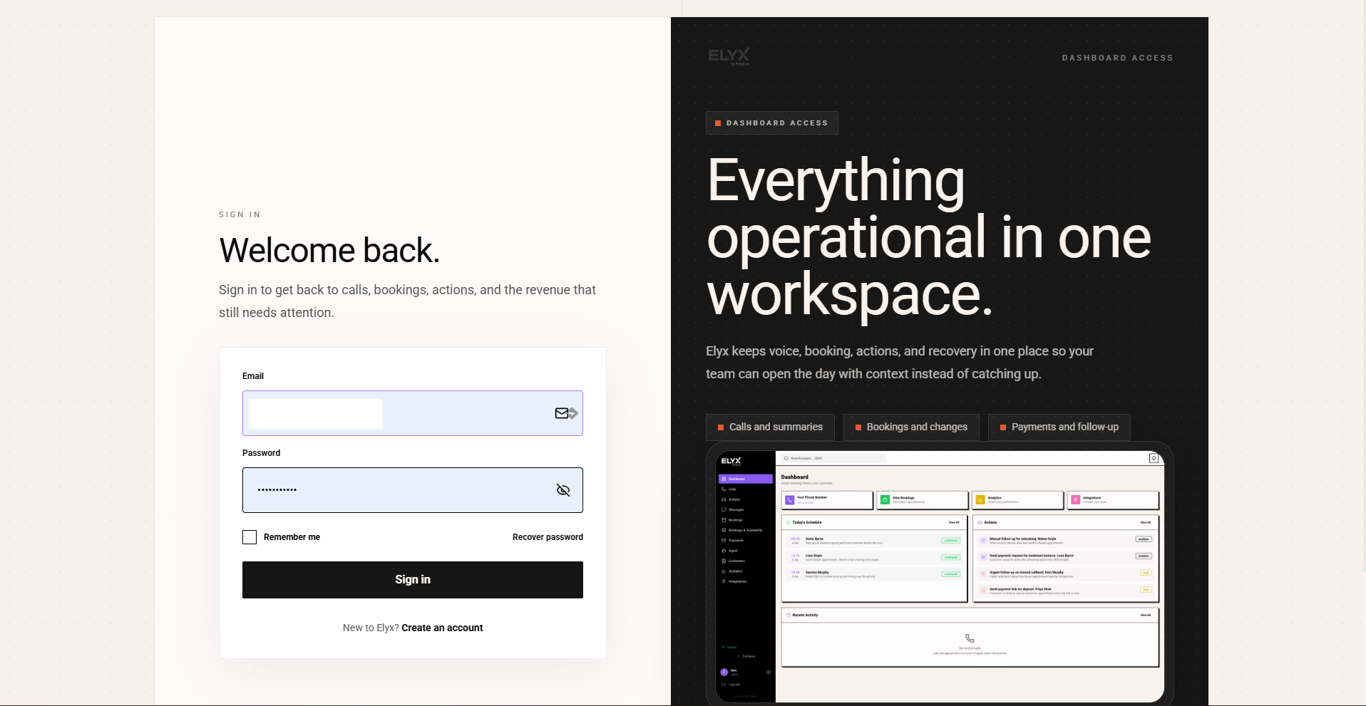 Sign in to Resk
